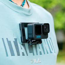 第一视角直播运动相机磁吸支架 GoPro 配件 大疆dji action配件