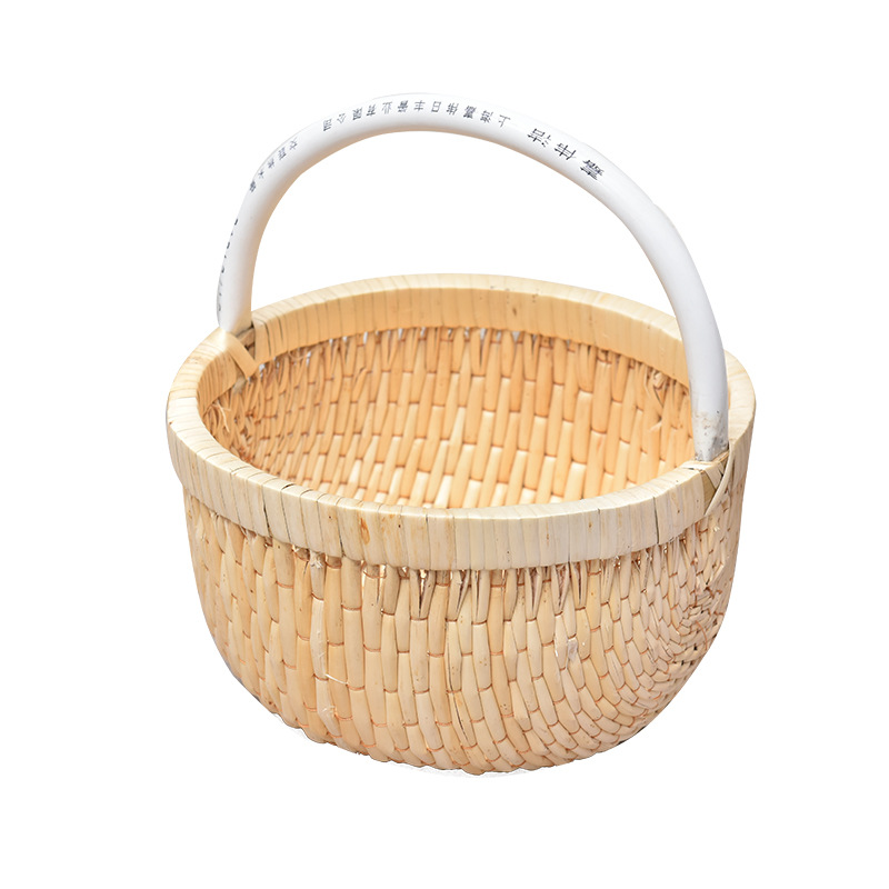 手提柳编收纳筐家用针线篮子可定制尺寸柳编收纳筐纯手工收纳篮