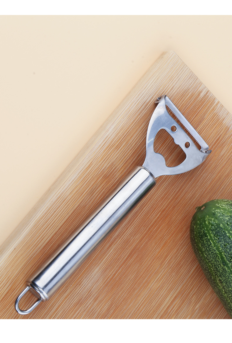 不锈钢创意笑脸瓜刨 啤酒开瓶器 削皮刀 削皮器 刨皮刀