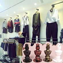 服装店墙上挂钩衣服正挂壁挂童装店挂衣钩上墙挂衣架复古点挂婕琦