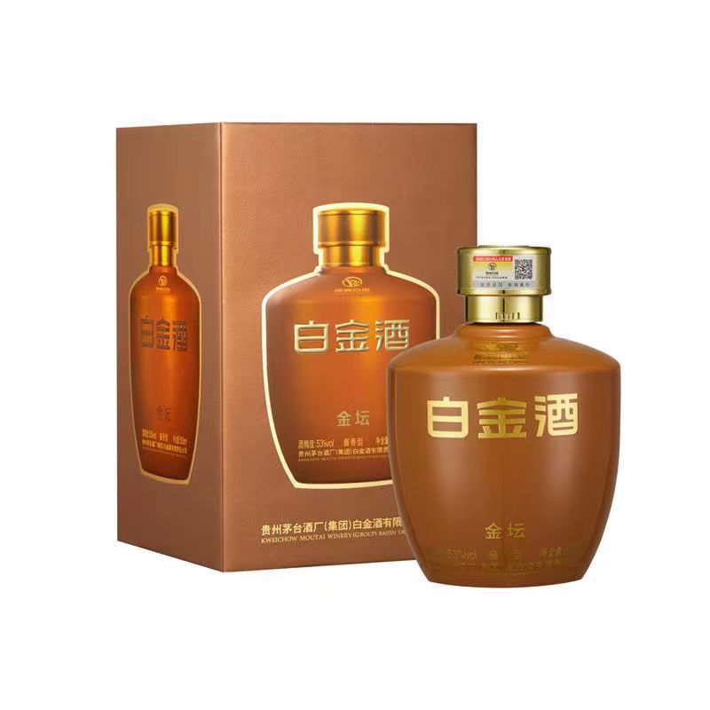 贵州白金酒金坛53度酱香型优级坤沙白酒500ml*6瓶整箱
