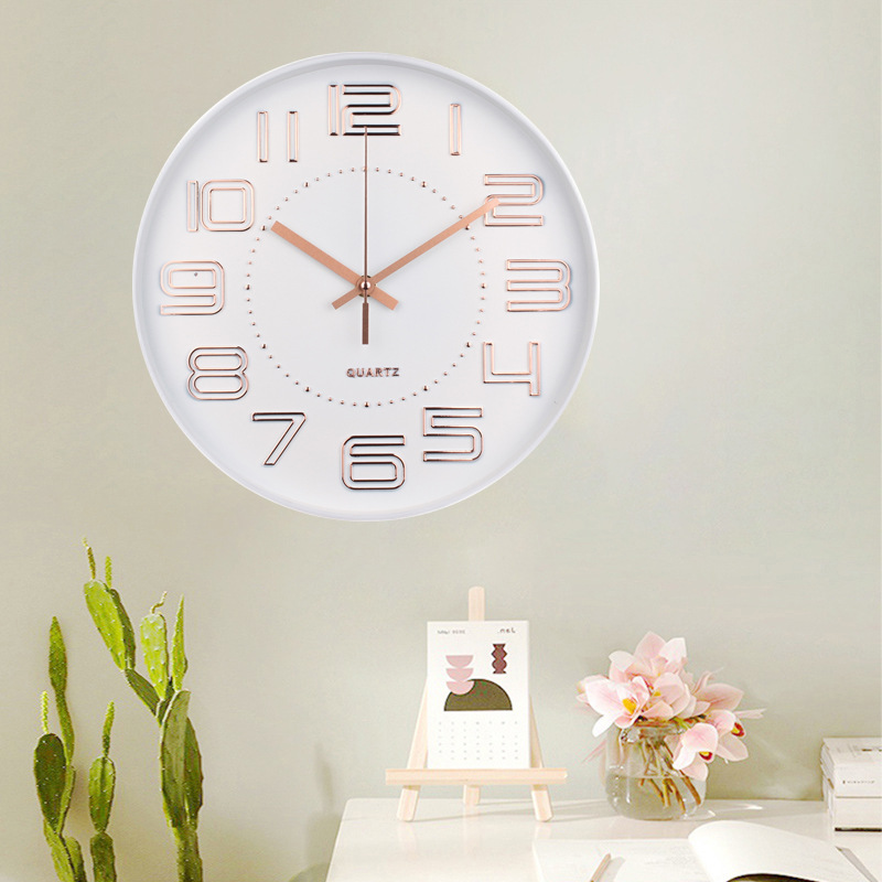 Wall Clock Living Room Creative Wall Hanging Clock Bedroom Noiseless Clock Home Wall Quartz Clock Fashion Simple Wall Clock