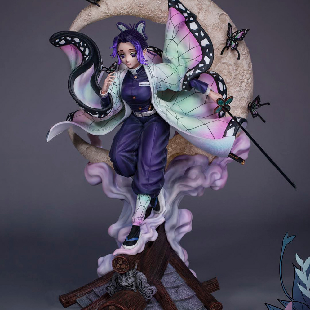 三雷gk 工厂蝴蝶忍水柱岩柱炎柱虫蛀九柱共鸣鬼灭之刃手办gk