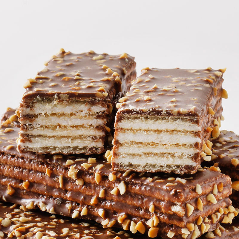 巧克力威化饼干夹心奶油威化饼干休闲零食网红零食