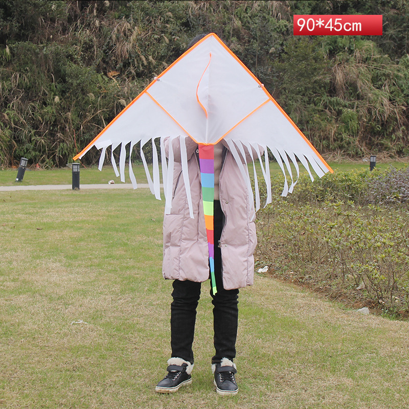 New DIY Kite Blank Kite Painting Children Hand-Painted Handmade Kite Breeze Easy to Fly Factory Direct Sales Wholesale