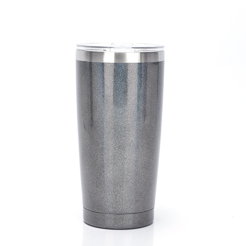 Amazon 20Oz Cup 304 Stainless Steel Double Layer Large Ice Cup Portable Sports Vacuum Cup Cup Customization