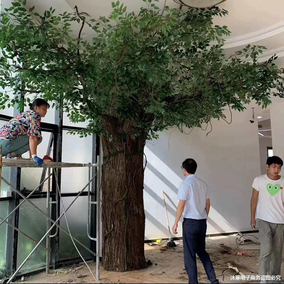 树皮管道装饰遮挡包柱子电线杆路灯杆贴墙面影制作装饰批发