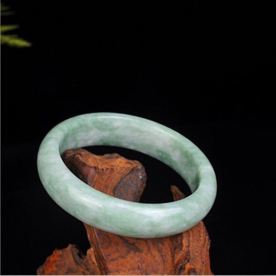 天然贵州翠玉手镯翡翠a货手镯女款送妈妈送女友直播货源