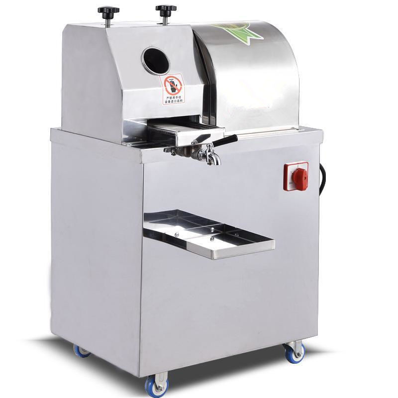 甘蔗榨汁机摆摊商用电动不锈钢立式鲜榨甘蔗汁压榨机-阿里巴巴