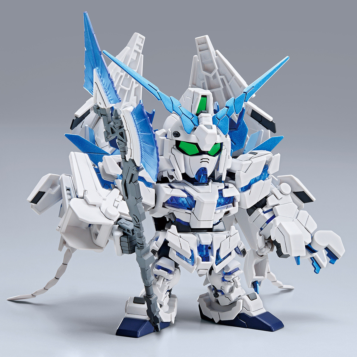 Gundam Model Qiyue Sd Warrior Flying Wing Seven Swords New Unicorn Phoenix Gundam Assembled Robot Hand Office