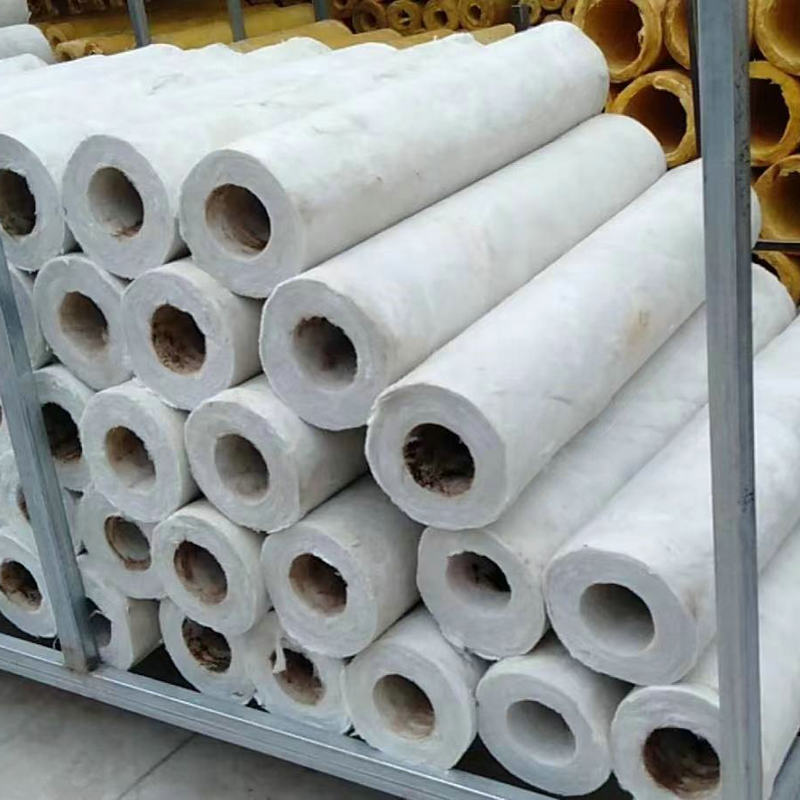复合高密度硅酸铝管壳 工业管道陶瓷纤维隔热棉憎水硅酸铝管批发