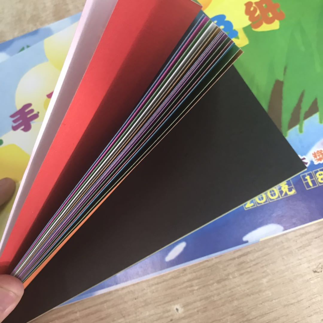 彩色卡纸a4 儿童彩虹手工色纸 a3加厚折纸 8开/8k/16k硬卡纸-阿里巴巴