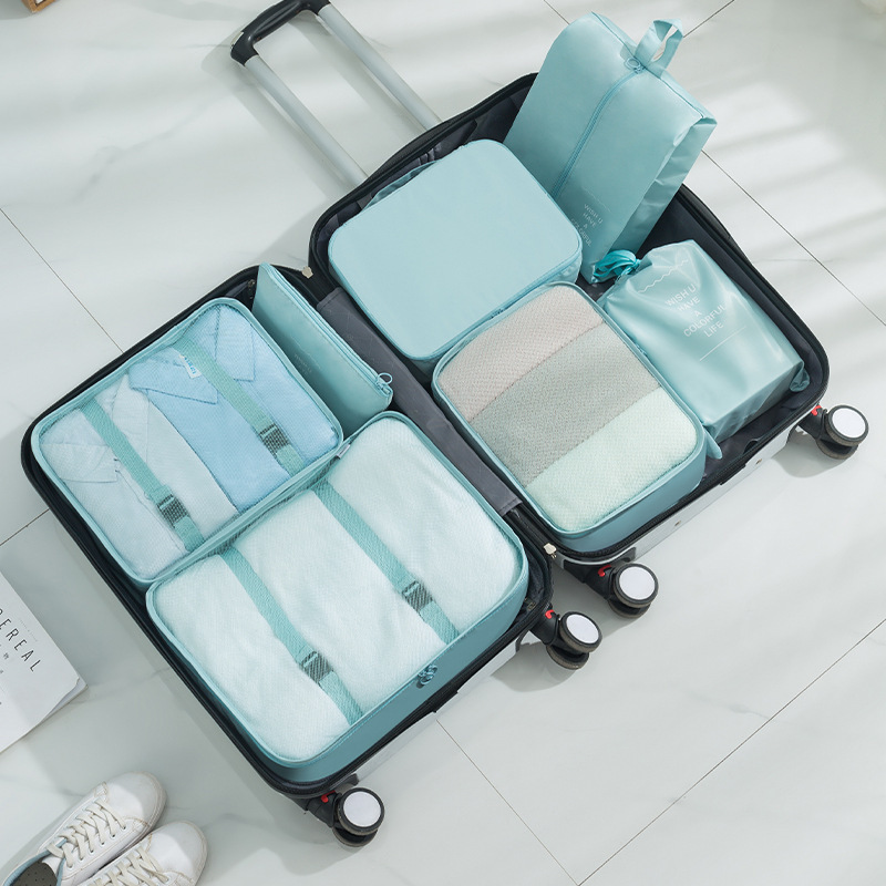 旅行收纳袋行李箱收纳包衣服内衣整理袋子旅游便携分装袋套装好物