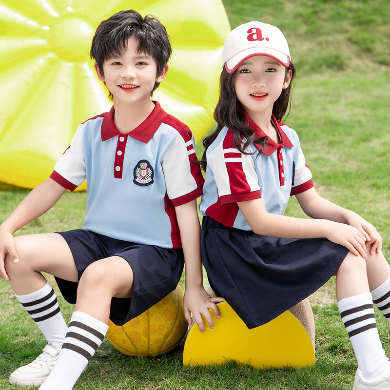 2024新款夏季小学生校服幼儿园园服男女童运动套装老师套-阿里巴巴
