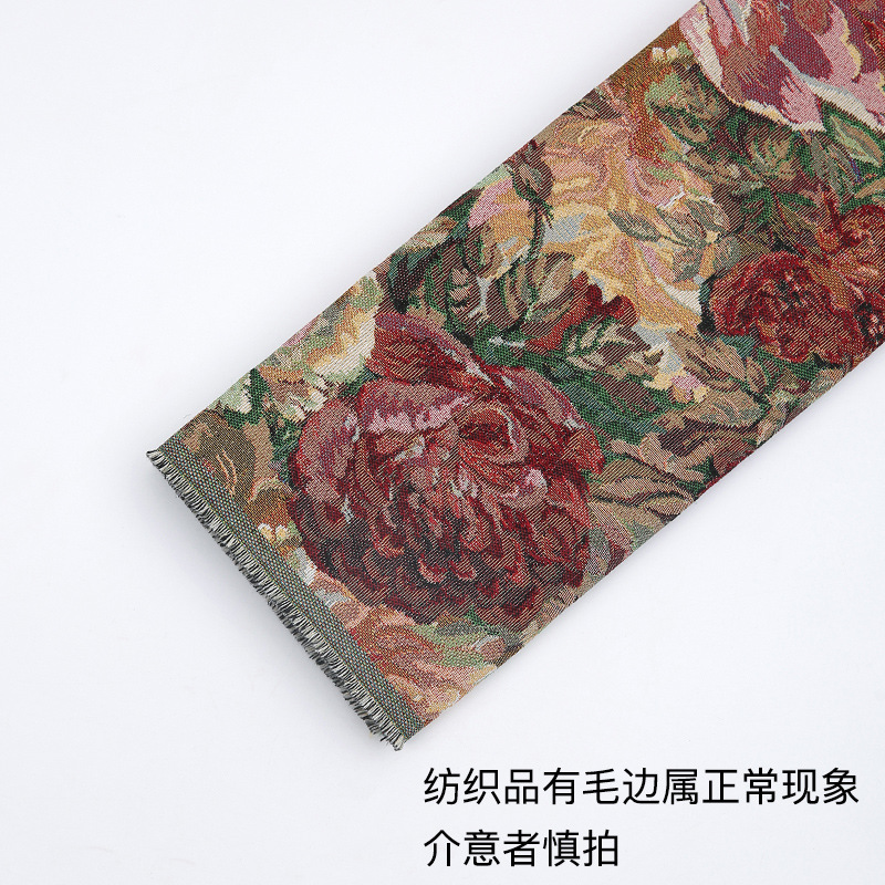 Wrapping Paper Thickened Oil Painting Corrugated Paper Vintage Flowers Floral Packaging Papers Fabric Bouquet Wrapping Paper Material Wholesale