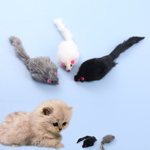 猫玩具兔毛老鼠内含响石耐咬互动玩乐猫咪玩具宠物用品