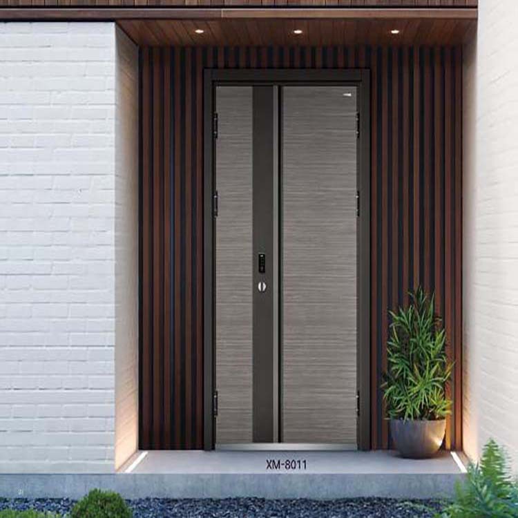 防盗门厂家定制防火隔音入户门卡门防爆铸铝门免费送货免费安装