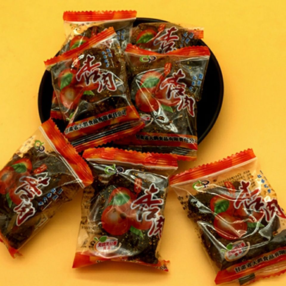 甘肃特产大鹏杏肉袋装无核杏肉脯甘草杏肉80后怀旧小零食包邮