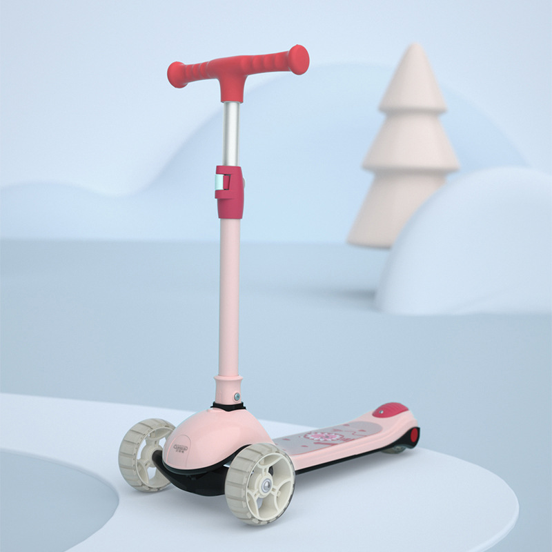 贝恩施儿童滑板车 3-6岁宝宝二合一可坐滑行车溜溜车滑板车玩具