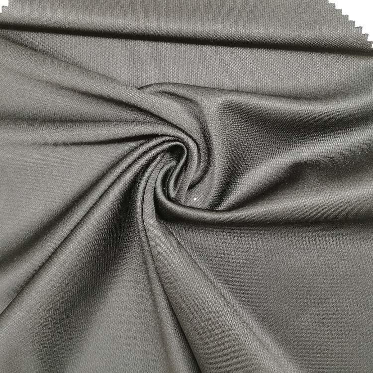 多线棉坑条布料 涤棉布 女装条纹针织衫连衣裙面料 打底衫毛衣布-报价