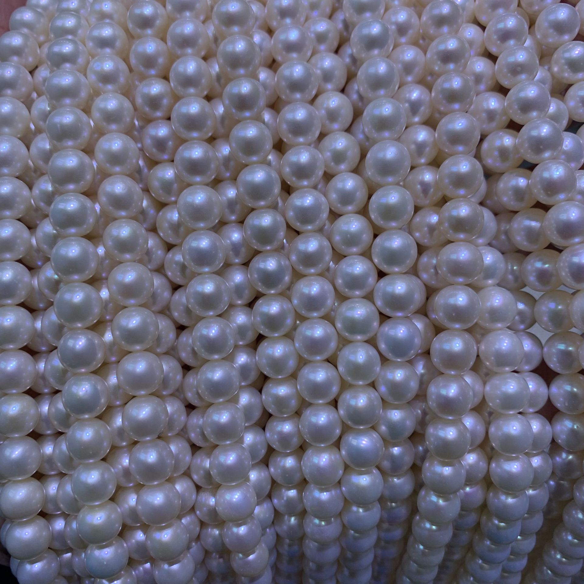 7-8m近正圆 天然淡水珍珠散珠diy饰品圆珠珍珠批发-阿里巴巴
