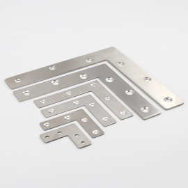 不锈钢角码90度直角固定器三角铁t型床桌椅家具连接件层板托l支架