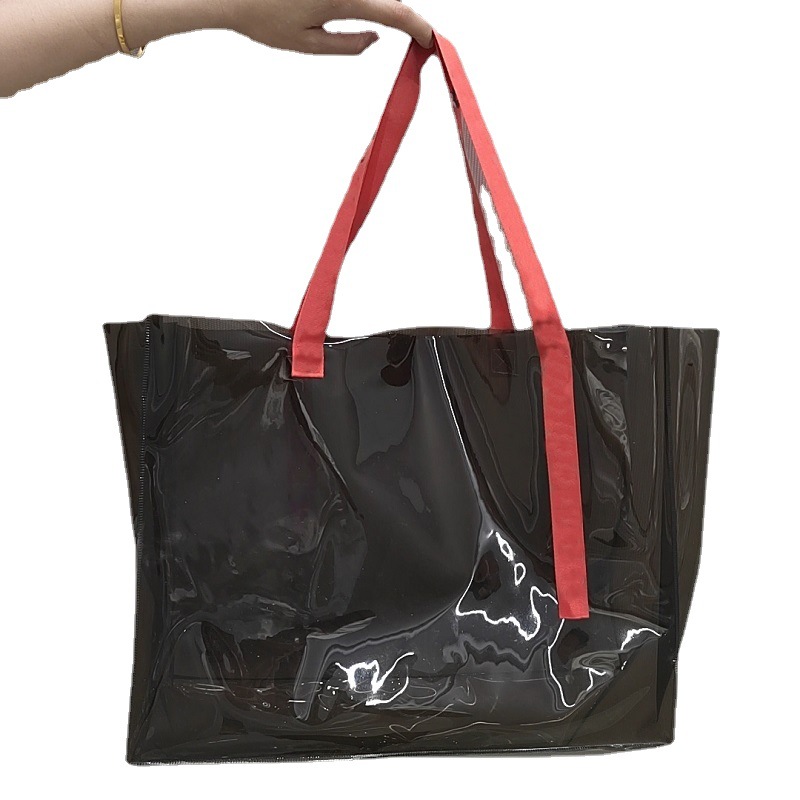Christmas Gift Bag High-Grade Transparent Bag Pvc Handbag Spot Birthday Gift Bag Gift Wedding