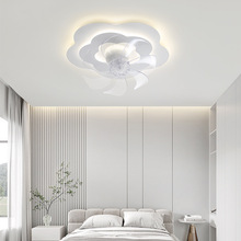 卧室风扇灯360度摇头电扇灯现代简约静音量大风力书房灯餐厅灯具