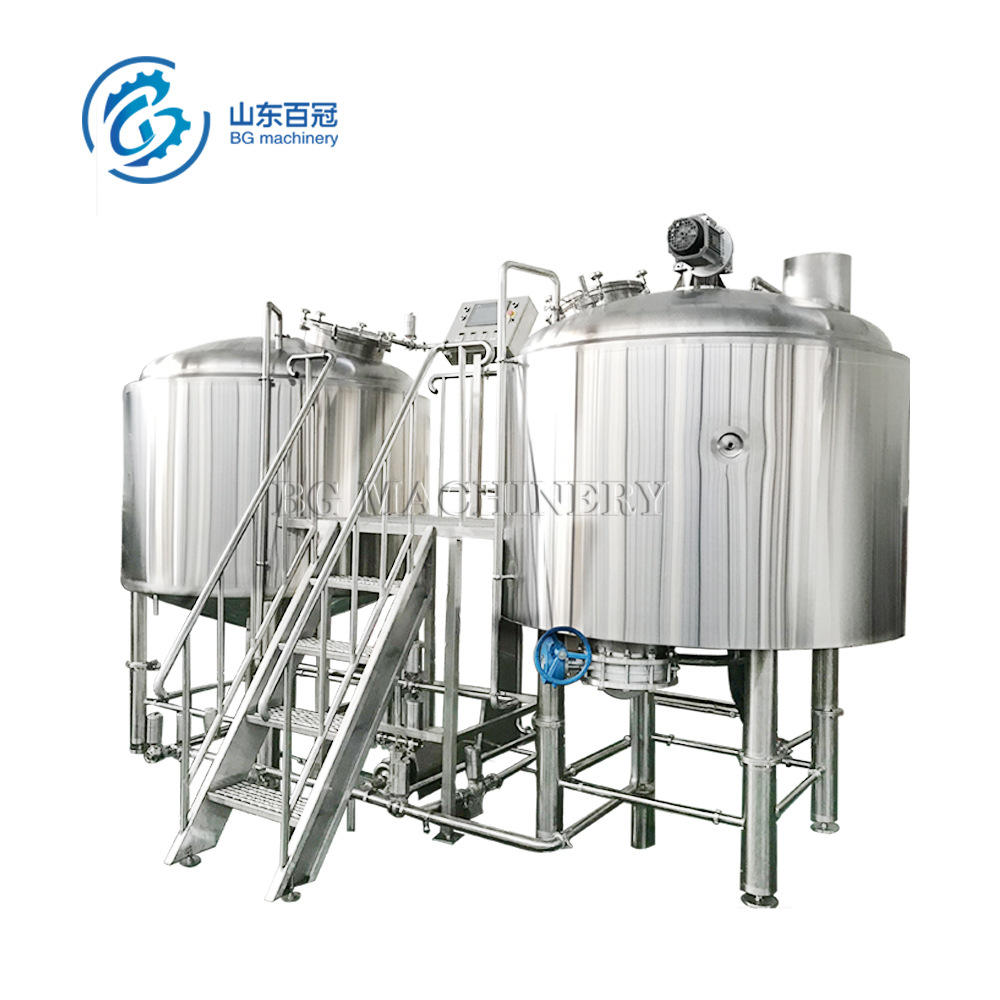 2000l支持定制 精酿啤酒设备 自酿鲜啤设备 啤酒发酵罐 糖化罐