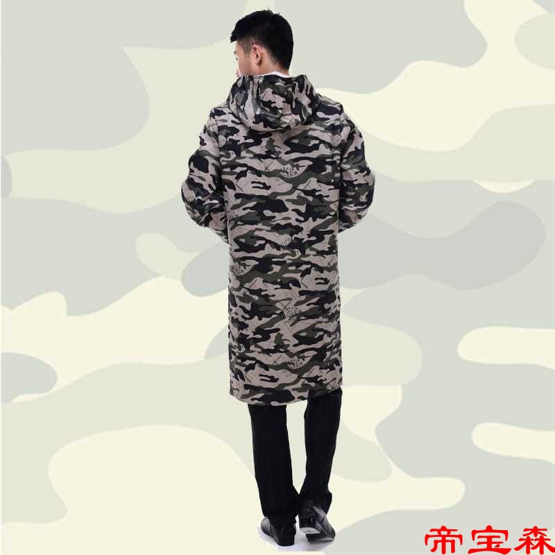 男女通用长袖连帽迷彩大褂防尘工作服工厂车间批发部搬运耐脏工装