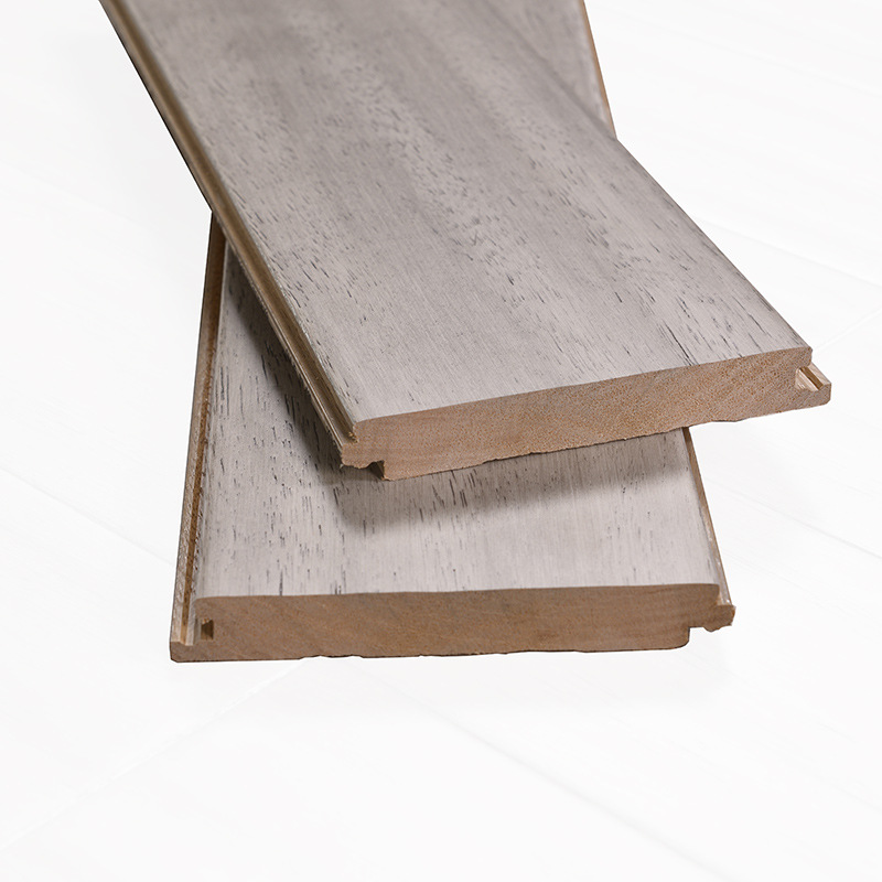 番龙眼纯实木地板厂家直销美国红橡木圆盘豆家装锁扣地热地暖家用