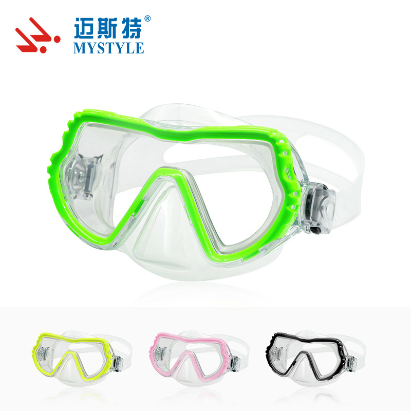 cross-border new arrival teenagers diving mask waterproof anti-fog swimming goggles diving mask men and women swimming goggles wholesale