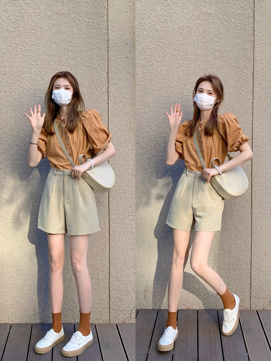 夏季新款港味酷盐系穿搭酷女孩炸街时尚套装洋气减龄休闲裤两件套