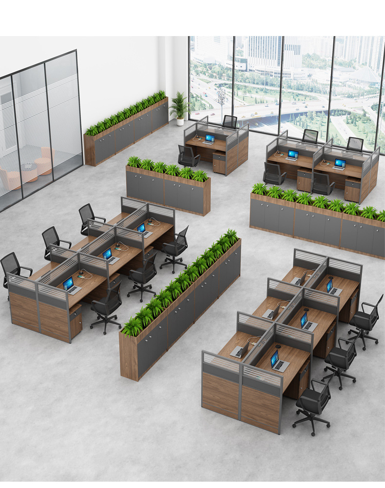 深圳屏风桌椅组合办工作桌办公隔断卡位工位办公室家具职员办工桌