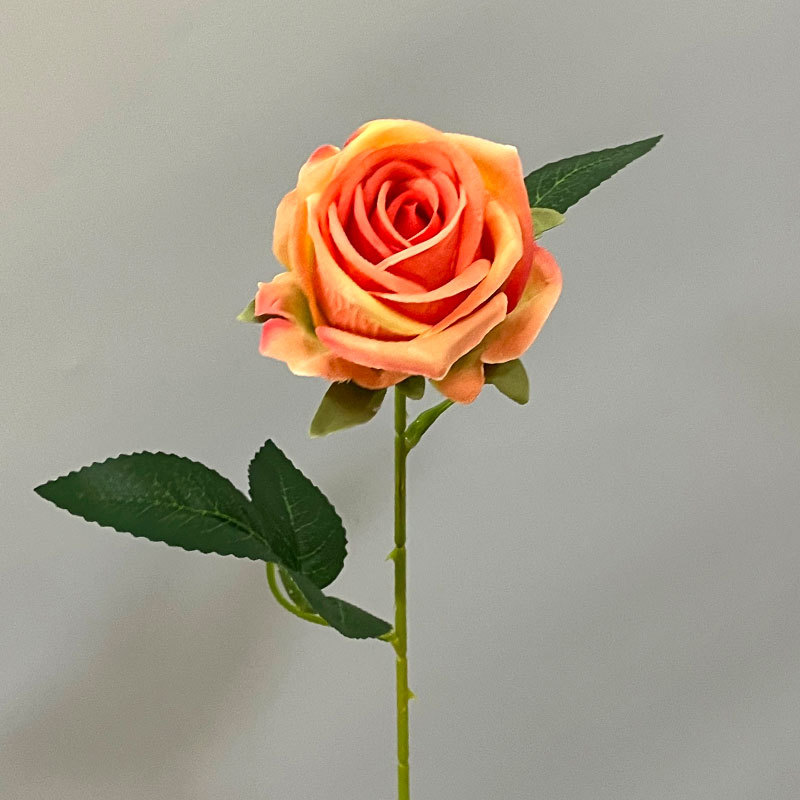 婚庆珍珠绒布玫瑰花束家居客厅餐厅装饰摆件假花情人节表白玫瑰花