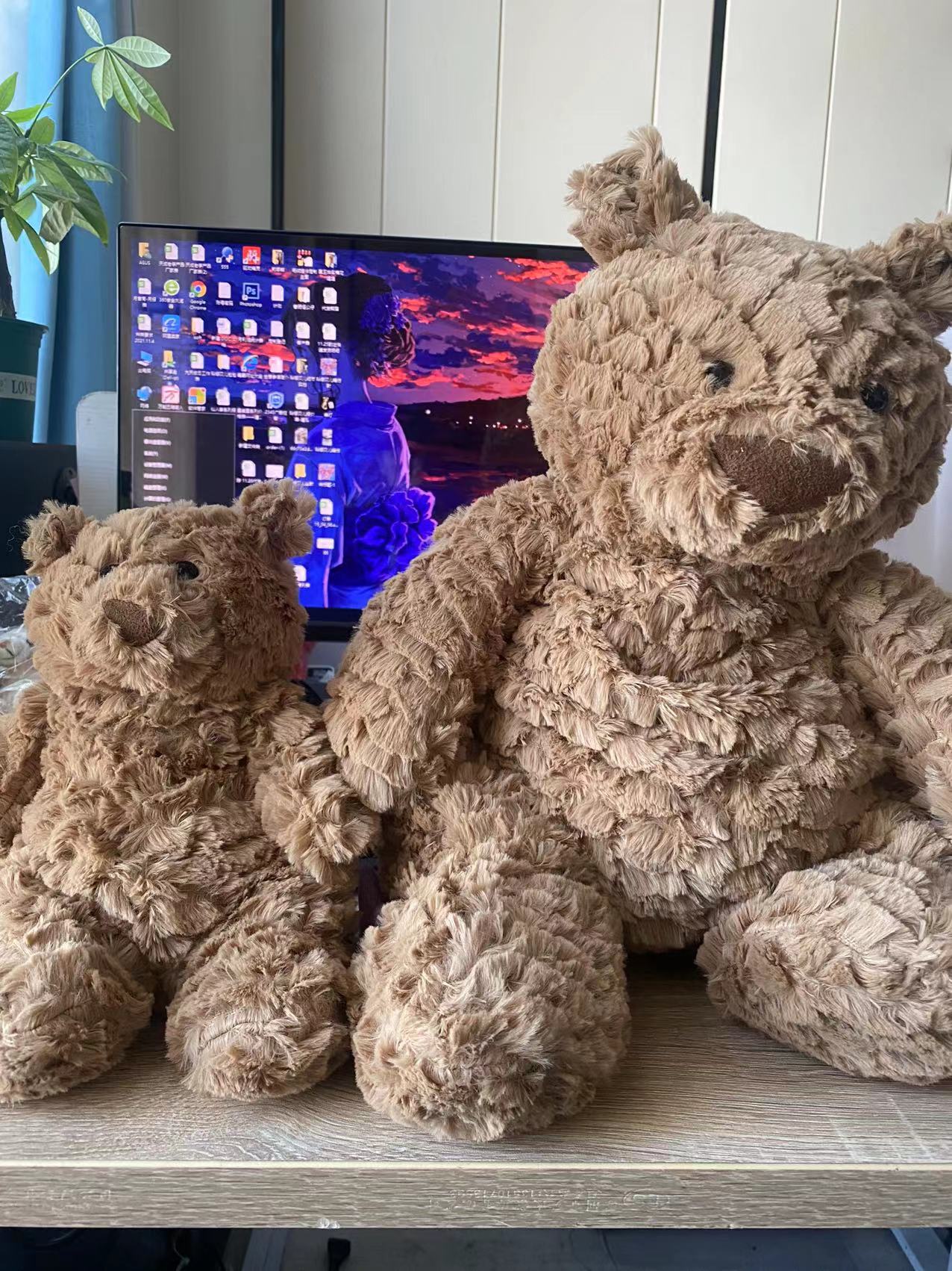 网红同款小熊英国jellycat巴塞罗熊毛绒公仔玩偶网红泰迪熊巴塞罗