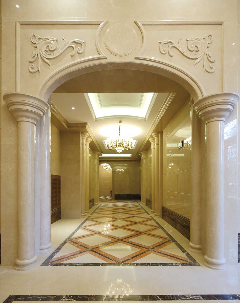 广州佛山大理石过道门套天然大理石门套石ding制