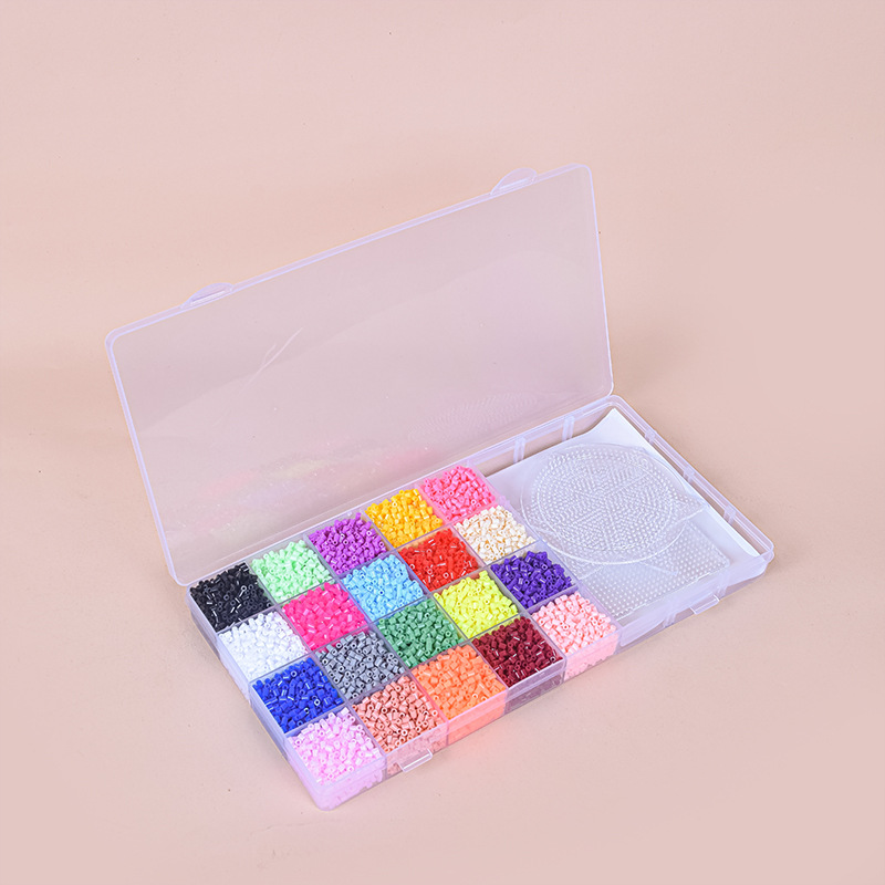 2.6mm Perler Beads Template 20 Color Set Children's DIY Puzzle Wholesale Toy Tube Beads Fusion Beanie Hot Beads