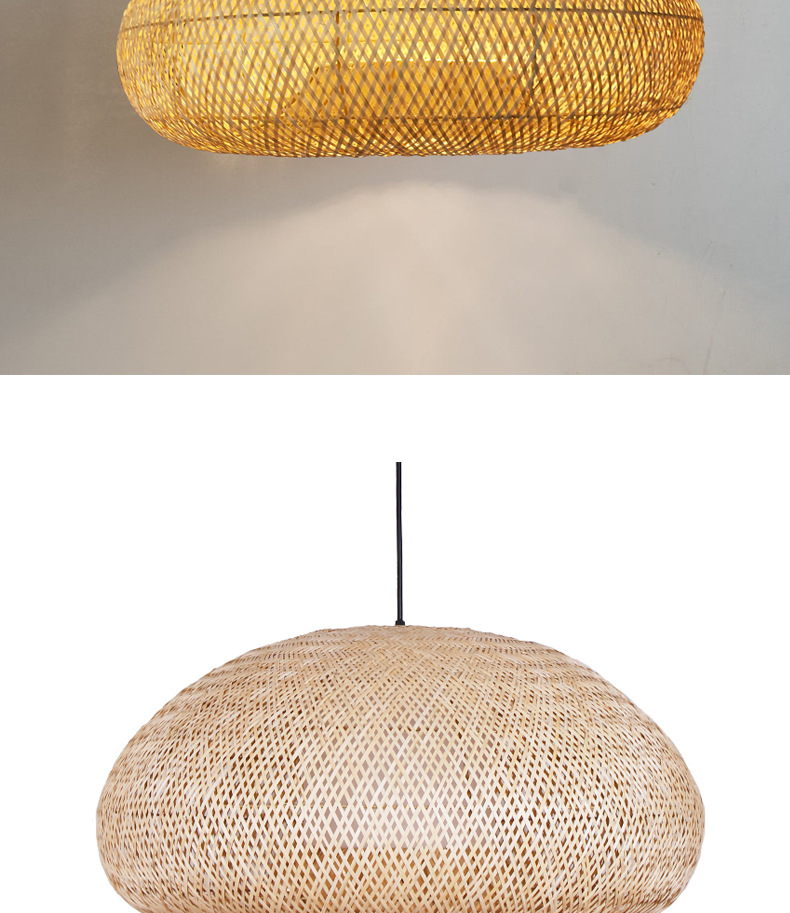 竹编吊灯2022年新款客厅餐厅卧室书房茶室阳台创意竹艺灯民宿灯具