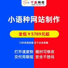 小语种网站制作 多国语言网站建设 专业建站公司小语种独立站建站