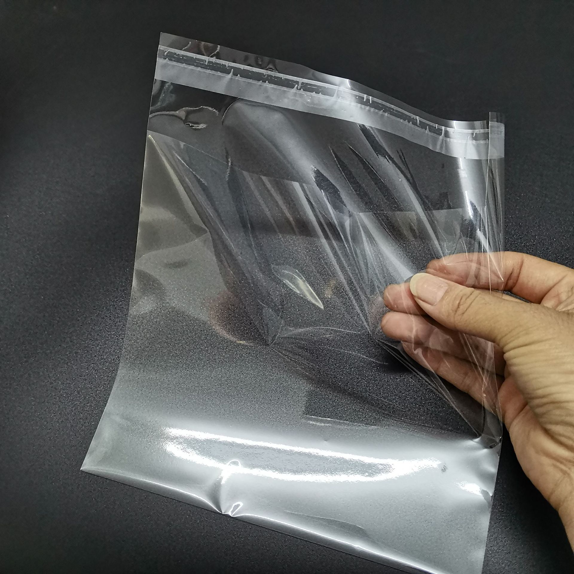 opp不干胶自粘袋高清晰透明玻璃袋 日用品小商品薄膜袋玩具包装袋