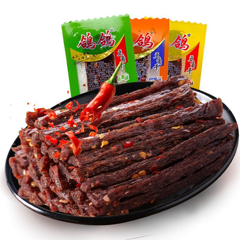 鸽鸽豆角干散装零食小吃独立包装老牌子辣条儿时麻辣江西特产
