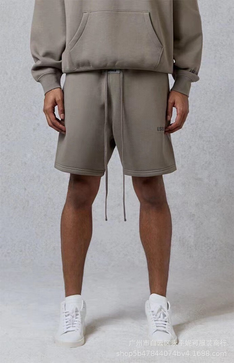 fear of god essentials复线fog反光短裤男夏季高街休闲五分裤潮