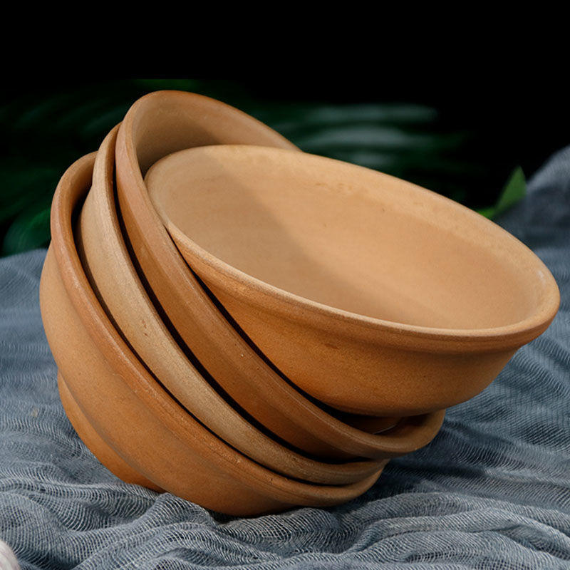 粗陶碗仿古无釉土老式复古土陶餐具家用扣肉蒸吃饭一件批发批发