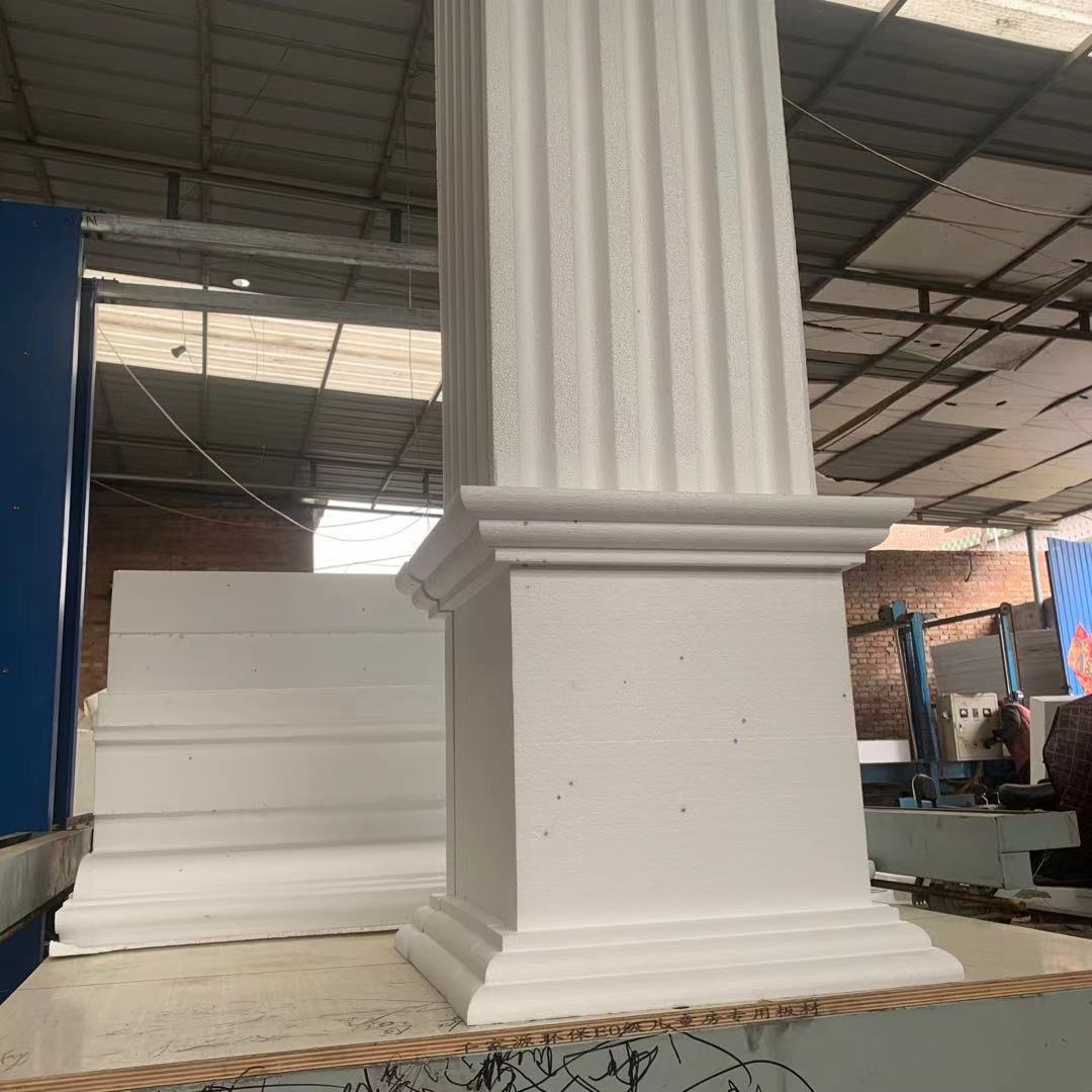 厂家供应 eps造型外墙装饰线条 建筑构建 别墅窗套 罗马柱