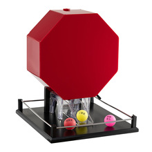 手动摇奖机小球手动机摇号机箱活动开业促销红实色顺摇新款小型
