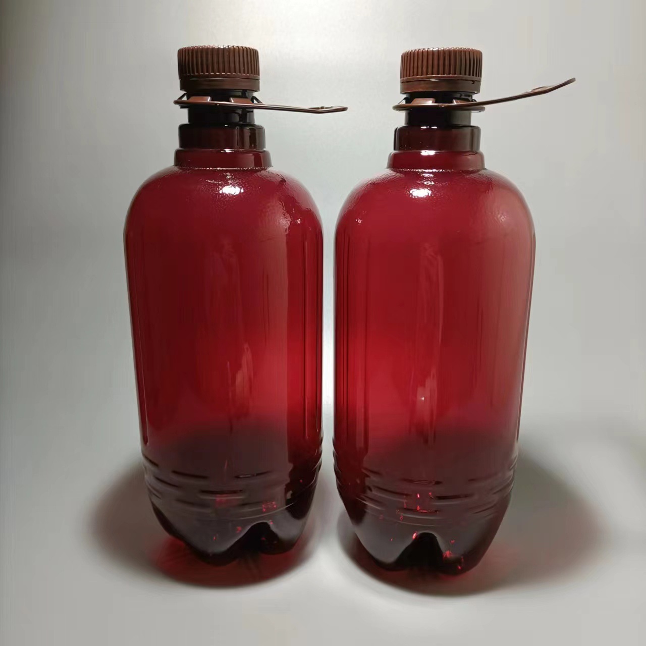 pet茶色透明啤酒塑料瓶用包装瓶 2升加厚精酿啤酒瓶 液体分装瓶子