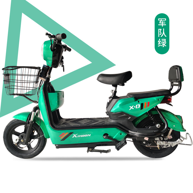 Cross-Border Export Electric Car Adult Electric Bicycle 48V Battery Car Men and Women Scooter Factory Direct Sales Wholesale