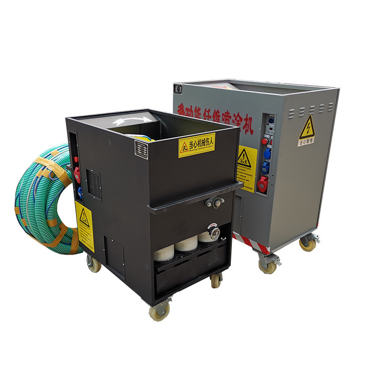 供应多功能纤维喷涂机保温材料无机喷涂机细颗粒无机纤维喷涂机