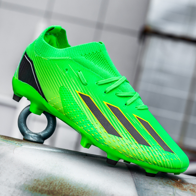 梅西猎鹰足球鞋男孩女款c罗小学生长钉ag碎钉tf儿童刺客专业 训练